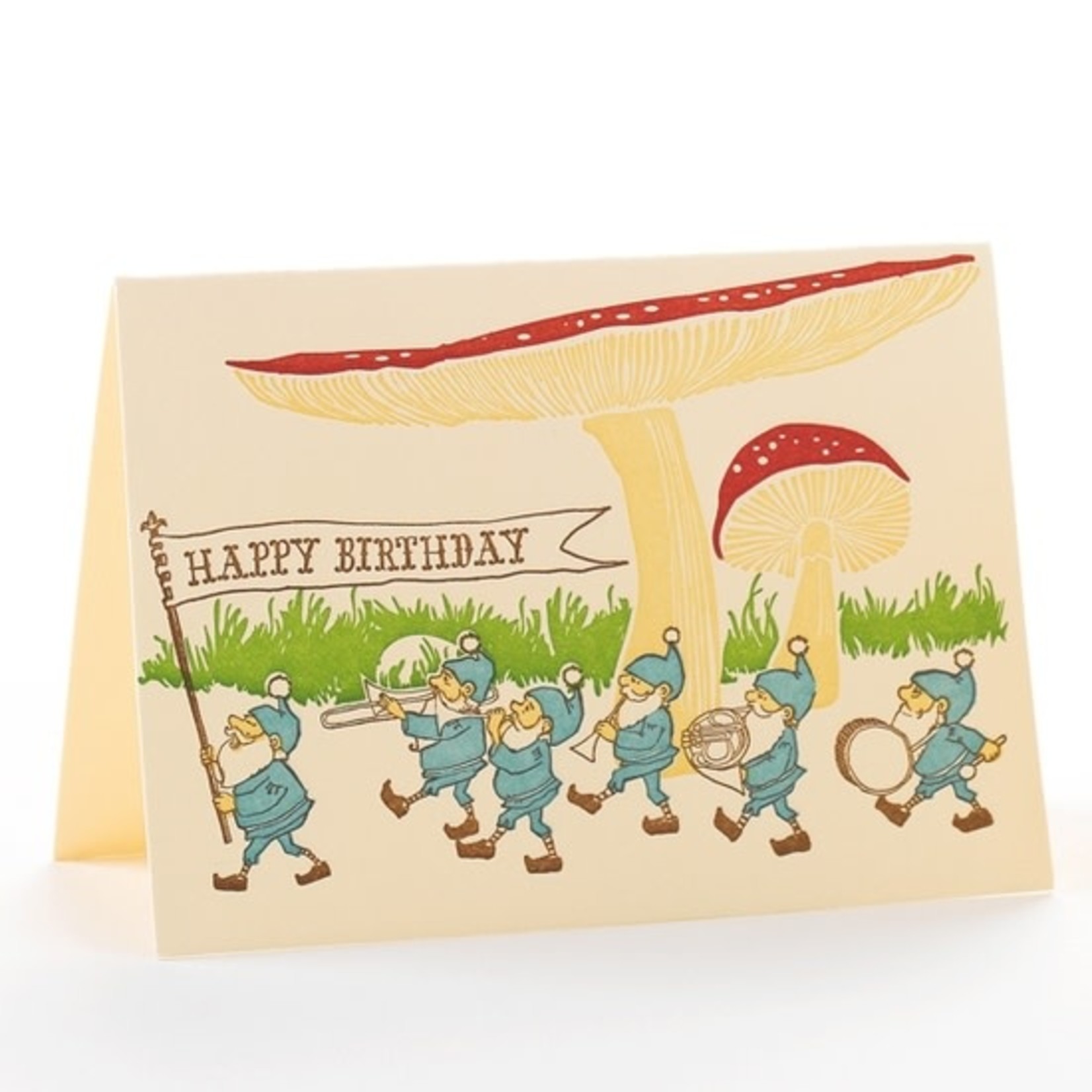 Greeting Cards - Birthday Gnomes Parade Birthday