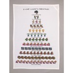 Dish Towels Wine Lover Christmas Towel