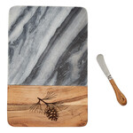 Cutting Boards Rustic Pine Cutting Board & Spreader