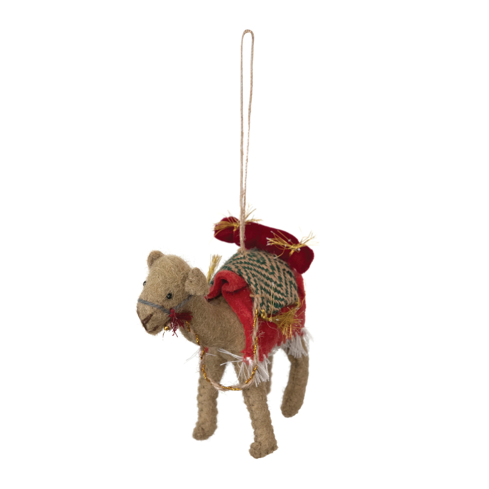 Ornaments - Felt Camel Felt Ornament