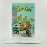 Greeting Cards - Thank You Waterfront Bike Thank You