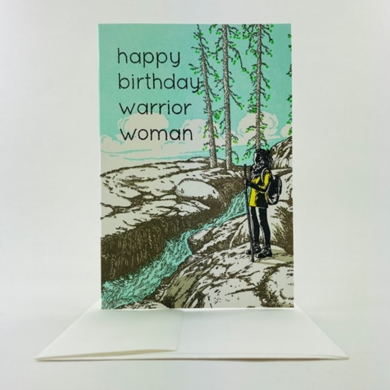Greeting Cards - Birthday Warrior Woman Birthday