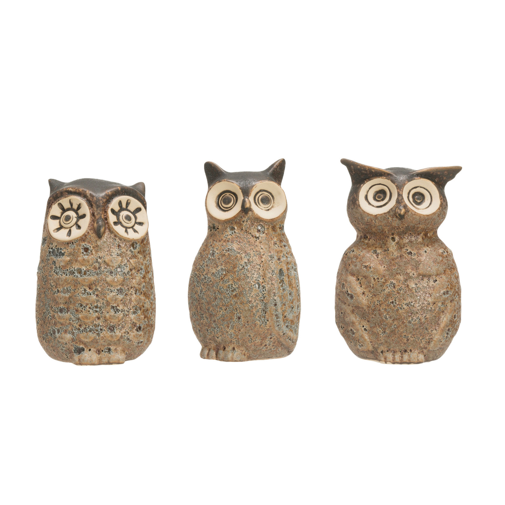 Vases Owl Stoneware Vases