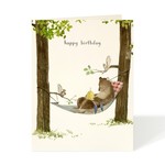 Greeting Cards - Birthday Forest Friends Hammock Birthday