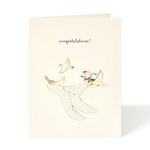 Greeting Cards - Baby Onesie Birds Baby