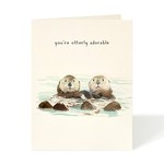 Greeting Cards - Love Otterly Adorable Couple