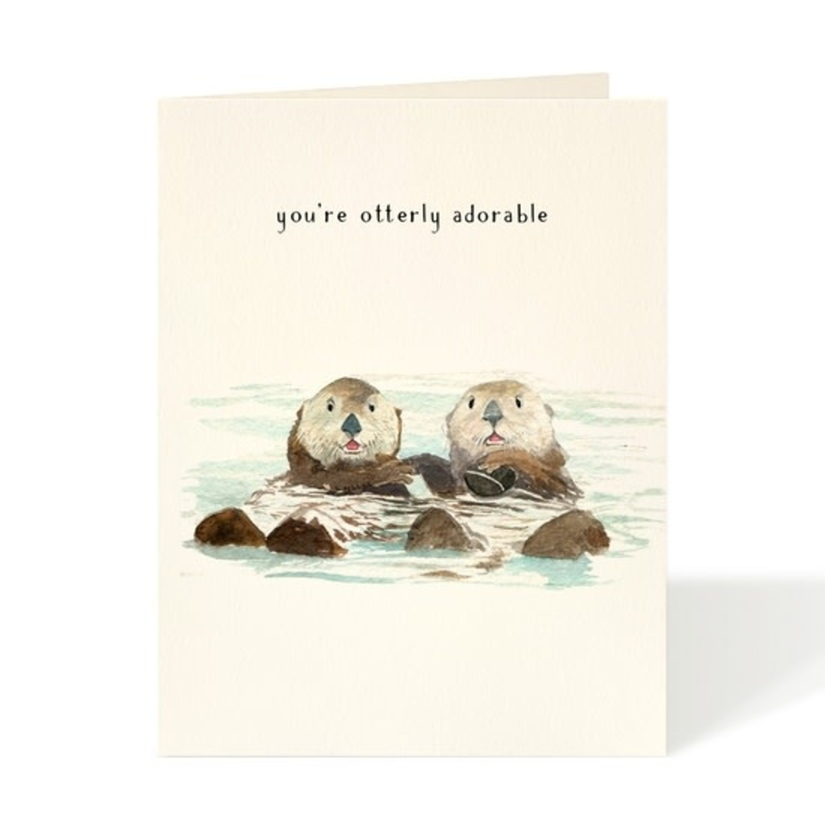 Greeting Cards - Love Otterly Adorable Couple