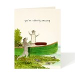 Greeting Cards - Friendship Otterly Amazing Canoe