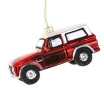 Ornaments Red Bronco Truck