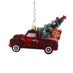 Ornaments Plaid Festive Truck