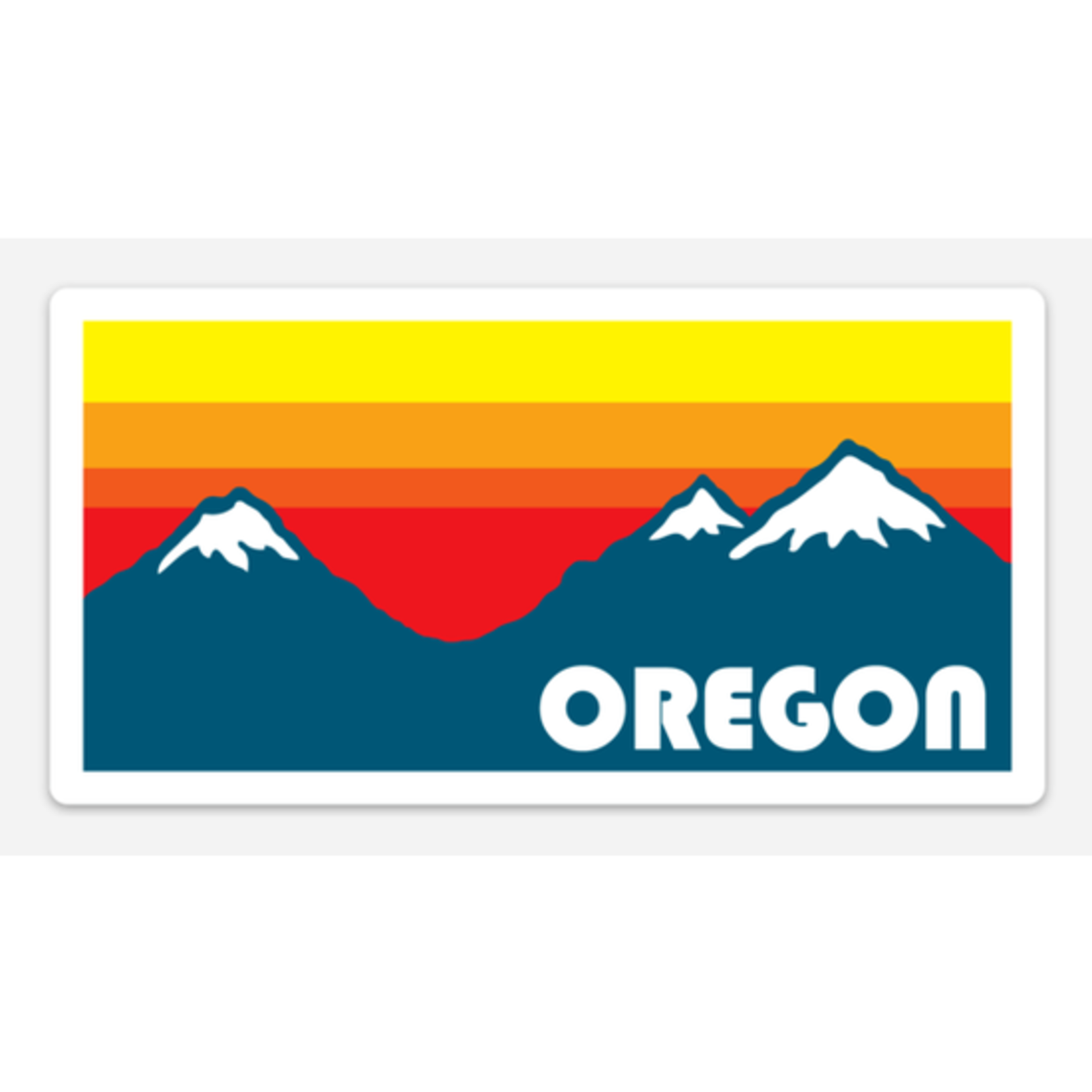 Stickers Oregon Retro Mountain Sticker