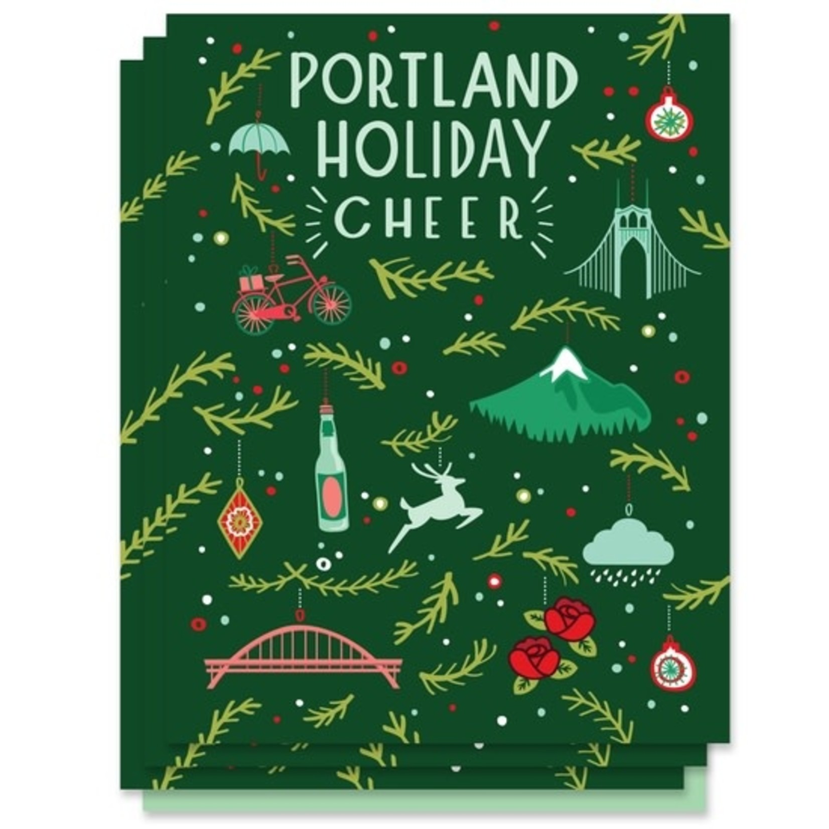 Greeting Cards - Christmas Portland Ornaments Box/6