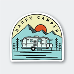 Stickers Happy Camper Trailer Sticker
