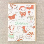 Greeting Cards - Christmas Meowy Christmas Cats