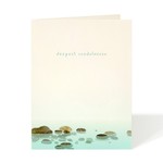 Greeting Cards - Sympathy River Stones Sympathy