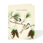 Greeting Cards - Christmas Chickadees Holiday