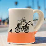 Handmade Ale On Wheels Delivery Fox Mug FINAL SALE