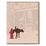 Greeting Cards - Love You’re Mine Dog Hydrant