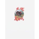 Greeting Cards - Thanksgiving Turkey With Fall Leaves Thanksgiving