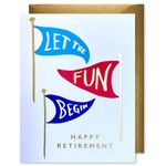 Greeting Cards - Retirement Retirement Flags
