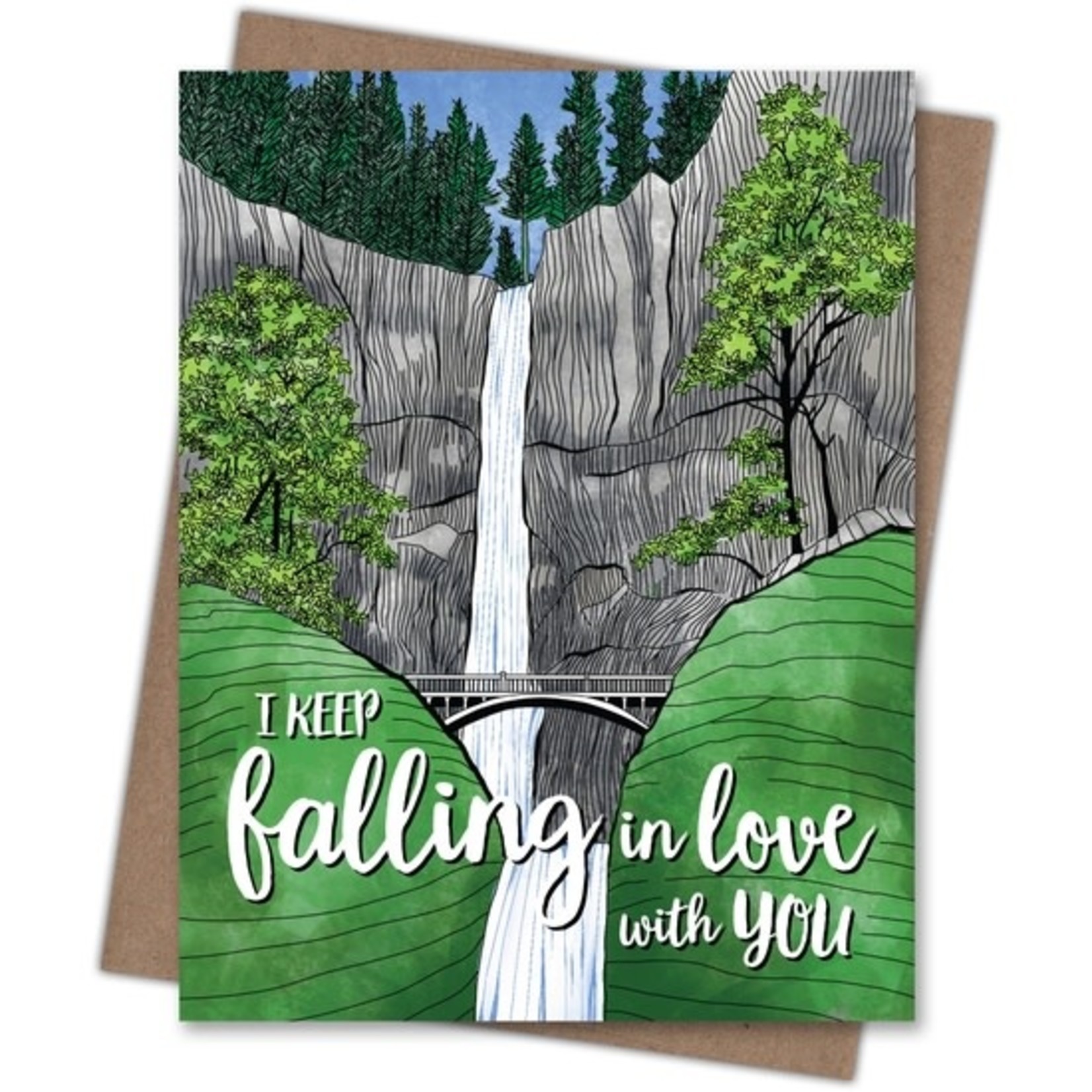 Greeting Cards - Love Falling In Love