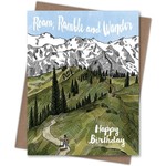 Greeting Cards - Birthday Roam Ramble Wander Birthday