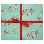 Gift Wrap Christmas Squirrel Wrap