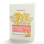 Greeting Cards - Mother's Day Trophy Cat Mom