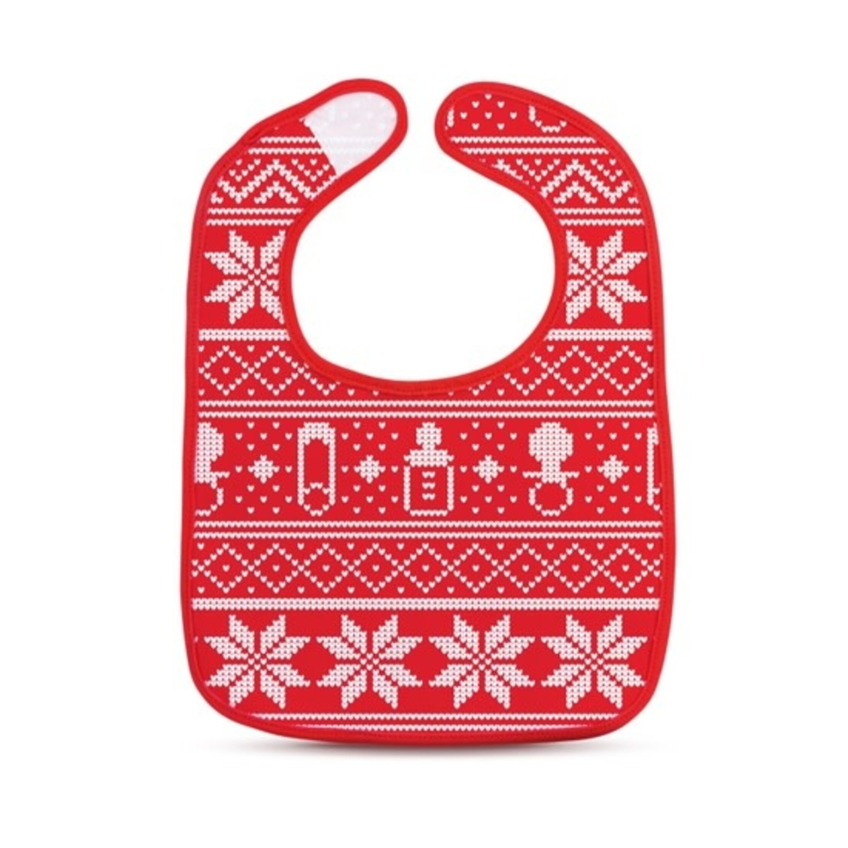 Bibs Holiday Sweater Bib & Teether Set