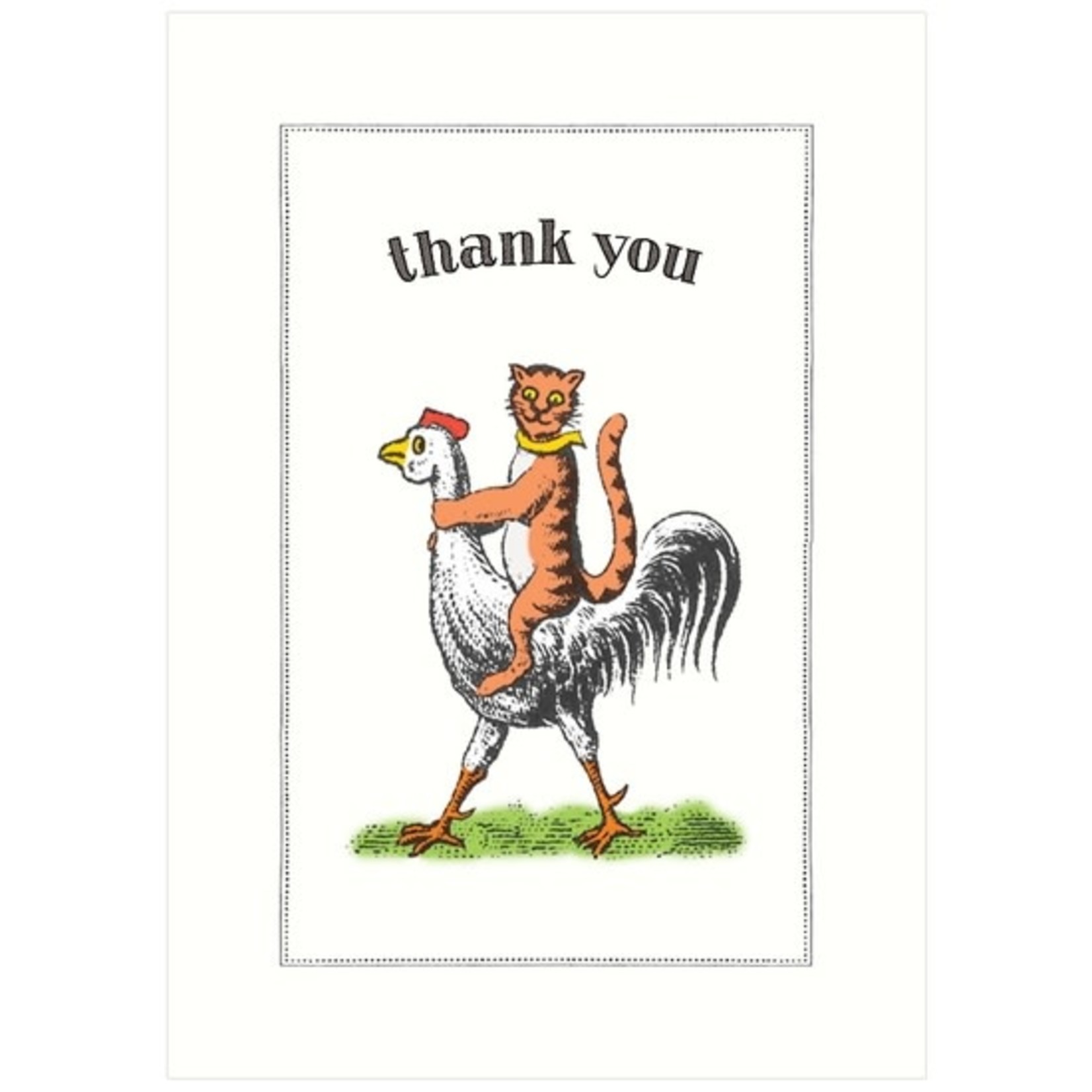 Greeting Cards - Thank You Hen Ride Thank You
