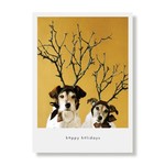 Greeting Cards - Christmas Duncan & Bibi Antlers