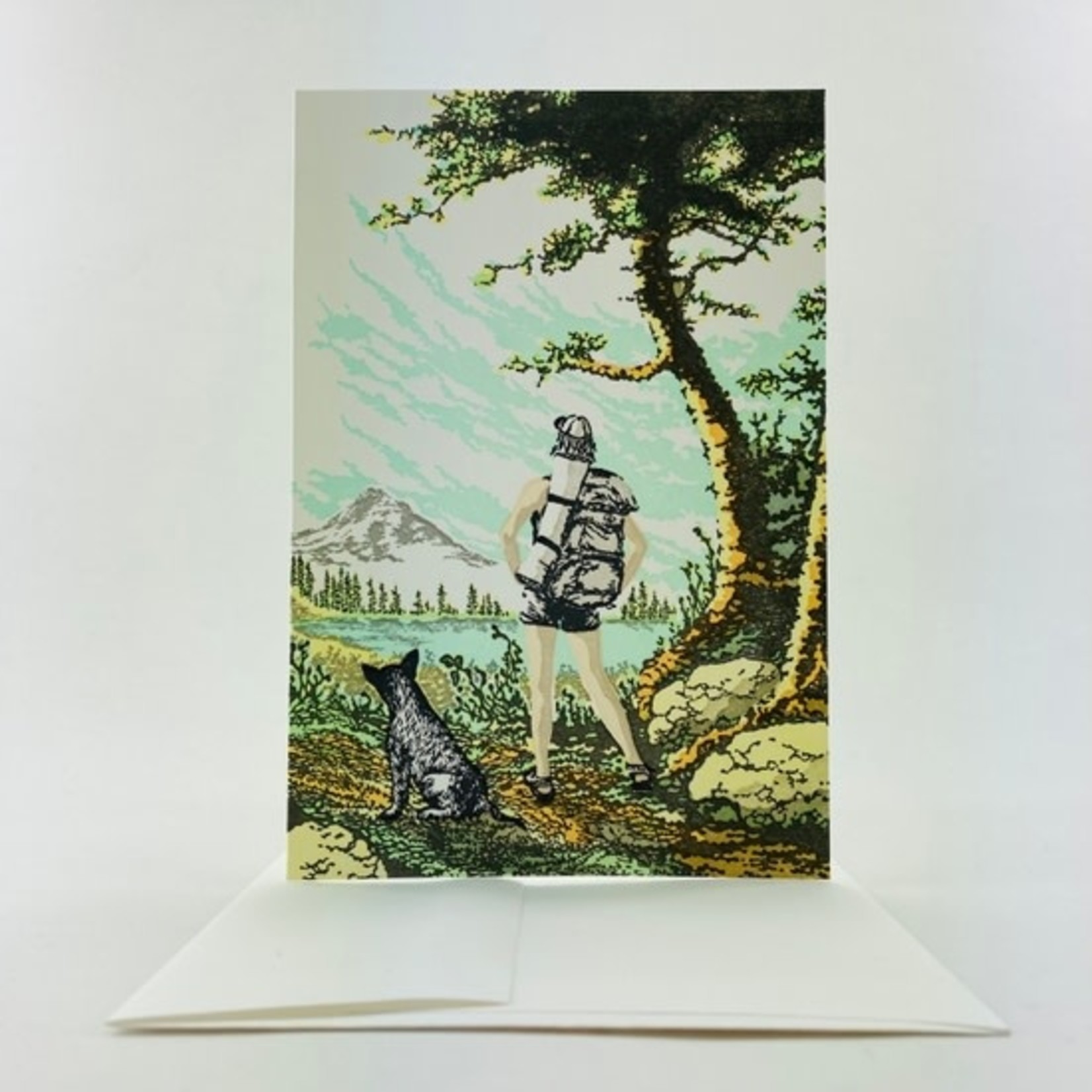 Greeting Cards - General Hiker & Dog General