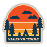 Stickers Sleep Outside