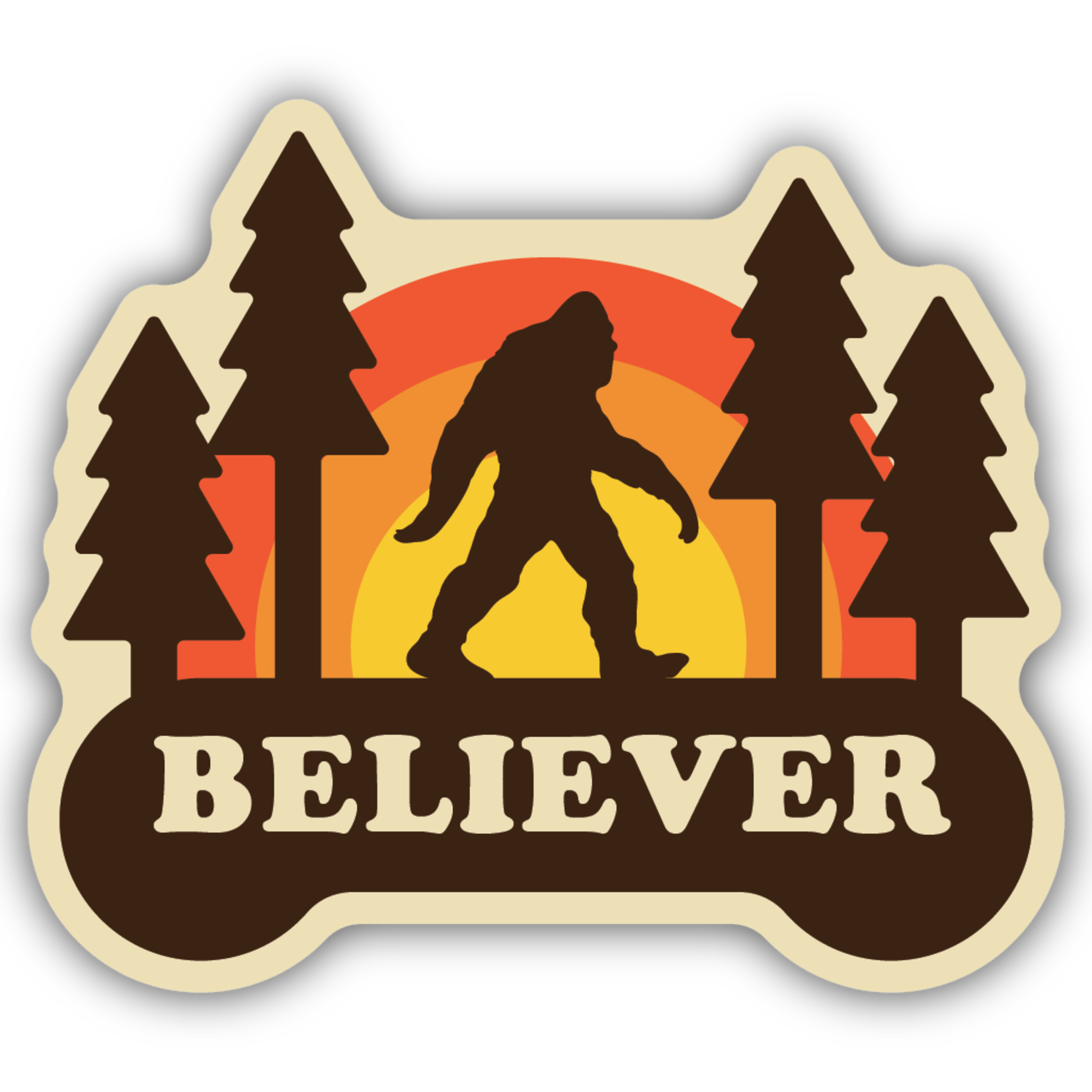 Stickers Sasquatch Believer