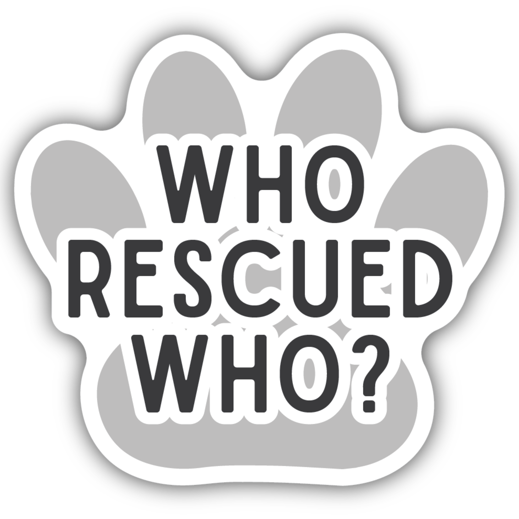 Stickers Who Rescued Who?