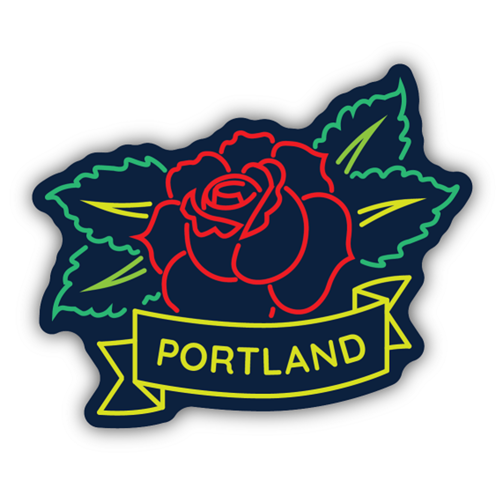 Stickers Portland Rose