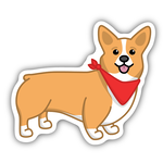 Stickers Bandana Corgi