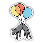 Stickers Balloon Cat