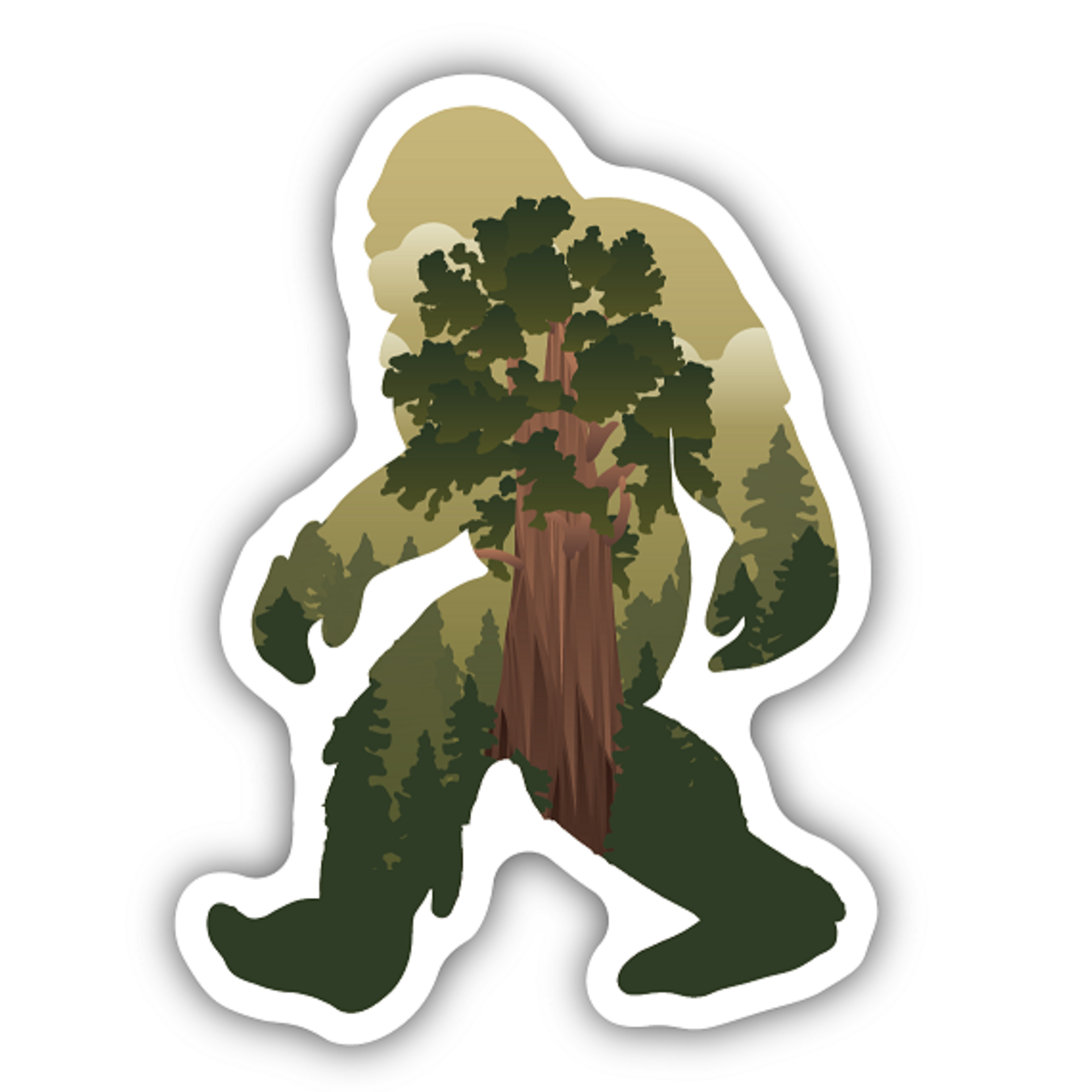 Stickers Redwood Sasquatch