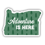 Stickers OR Adventure Is Here