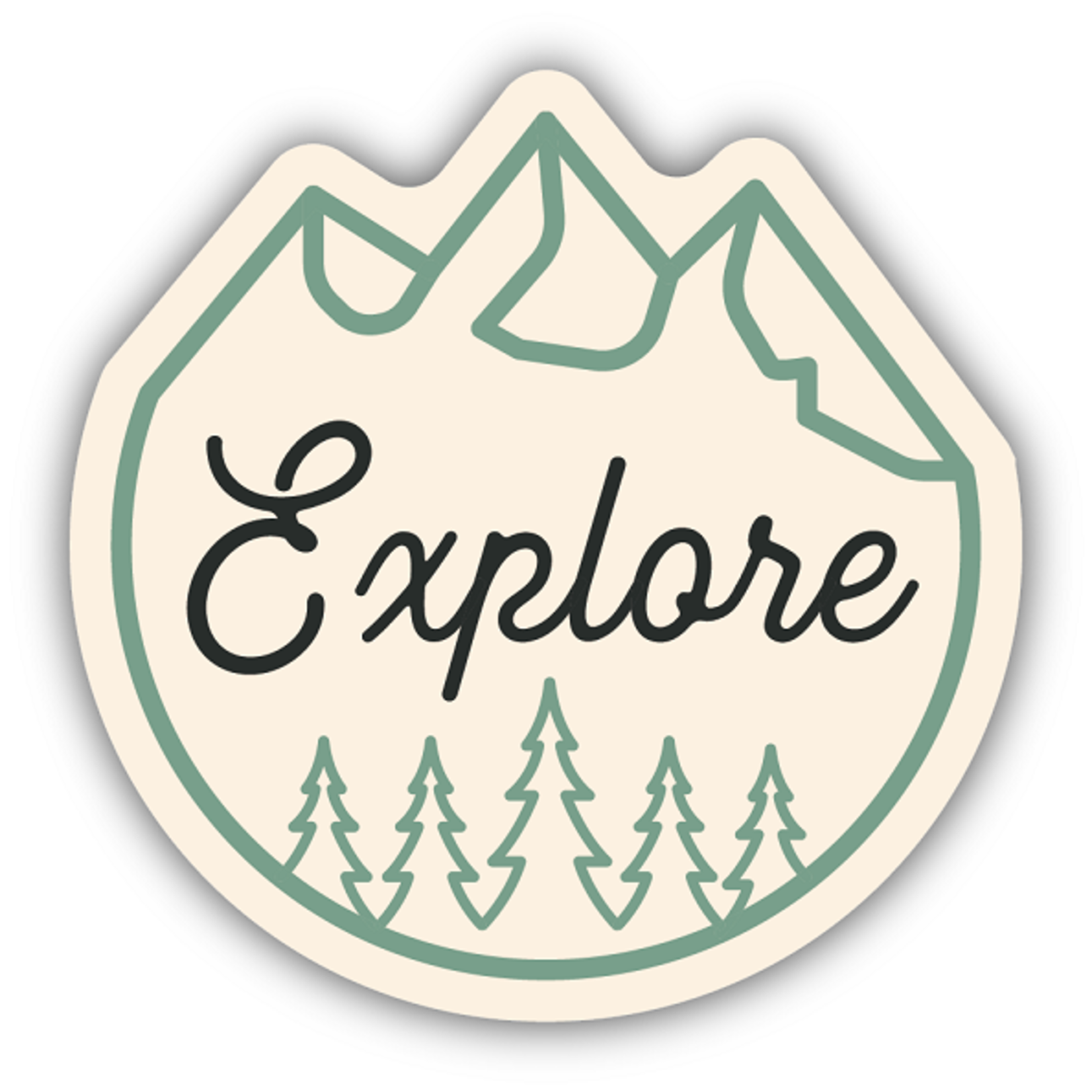 Stickers Explore Mountains & Trees