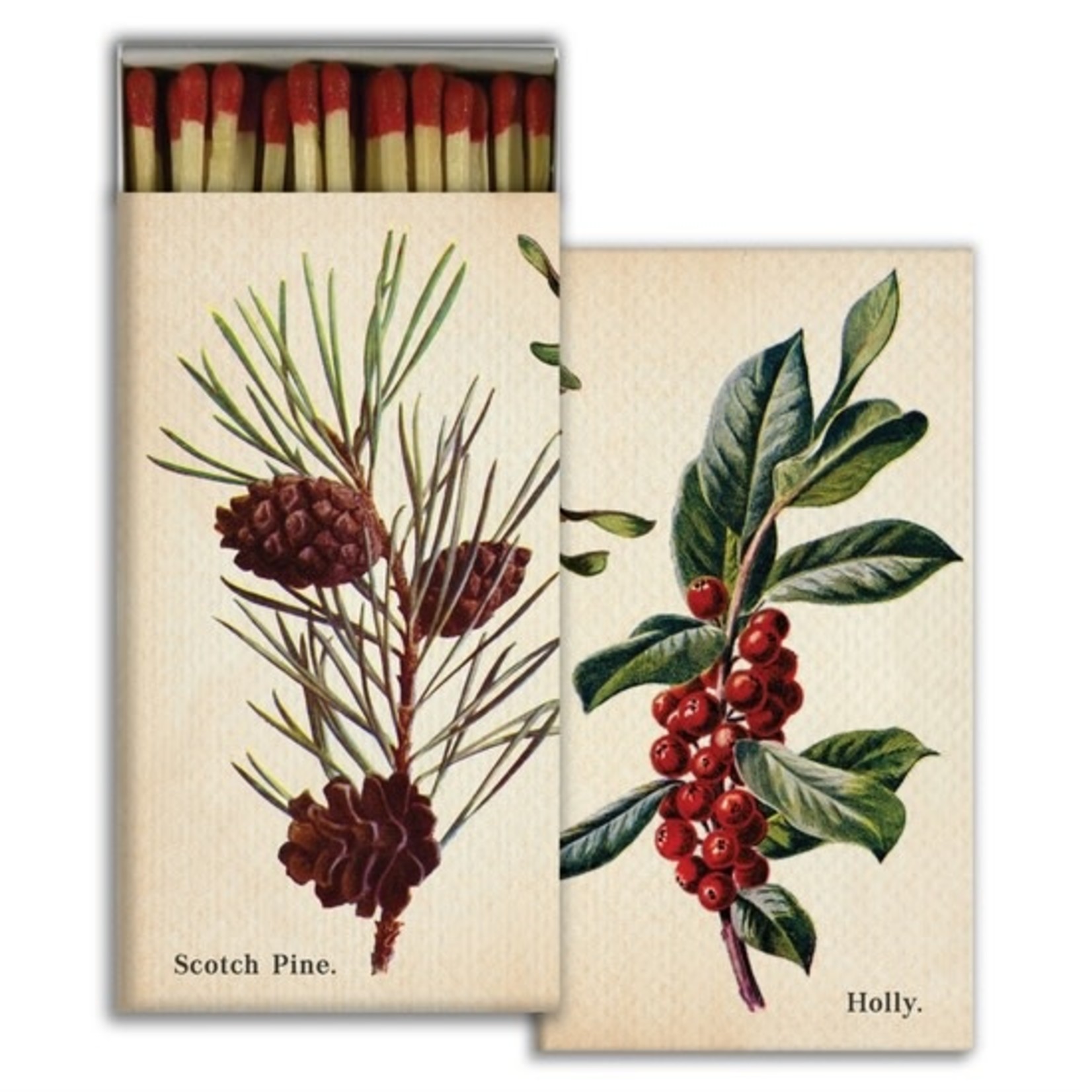 Matches Pine Holly Mistletoe Matches