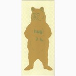 Greeting Cards - Love Grizzly Bear Hug Die-Cut Card