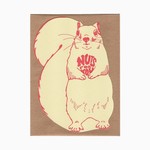 Greeting Cards - Love Nuts For You Squirrel Die-Cut Card