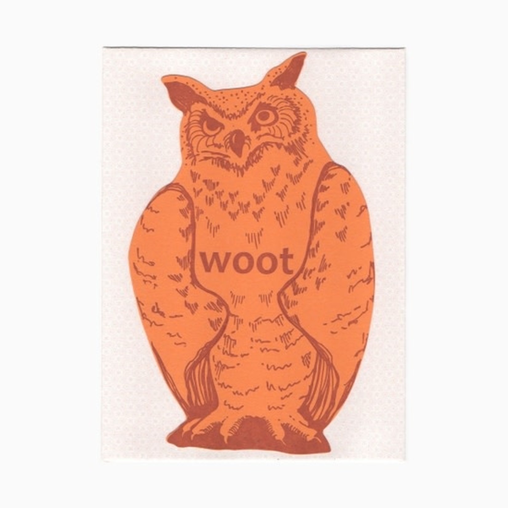 Greeting Cards - Congrats Woot Owl Die-Cut Card