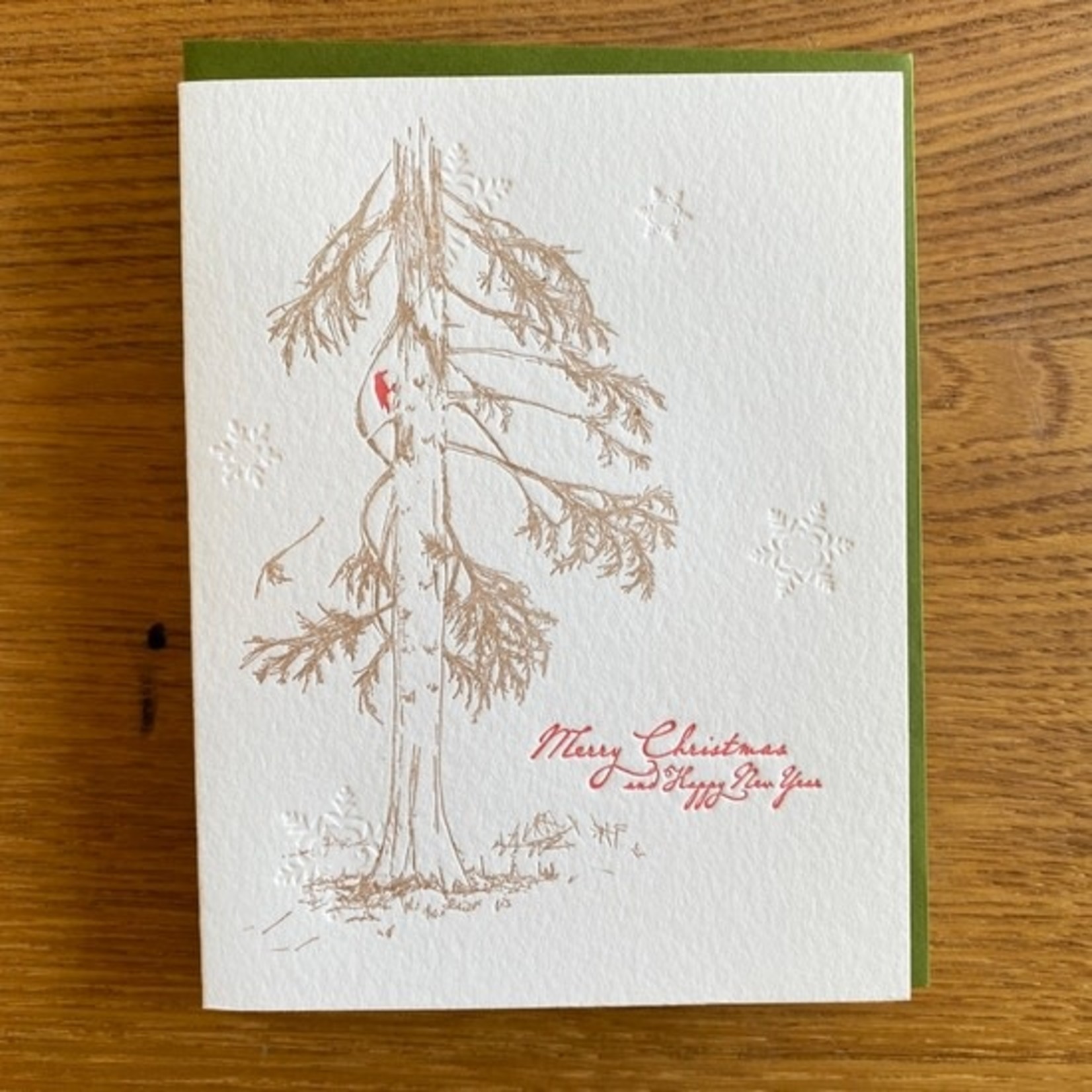 Greeting Cards - Christmas Merry Christmas Cedar