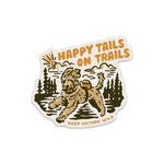 Stickers Dog Happy Tails On Trails Sticker