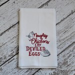 Tea Towels Naughty Devil Chicken Tea Towel