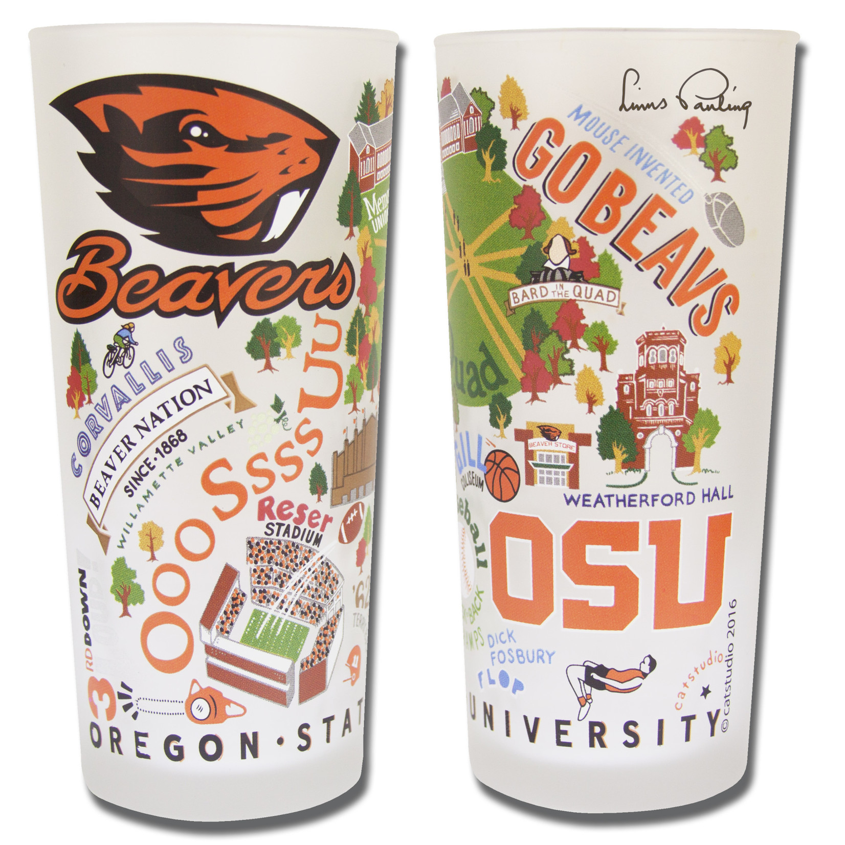 Glassware OSU Beavers Glass