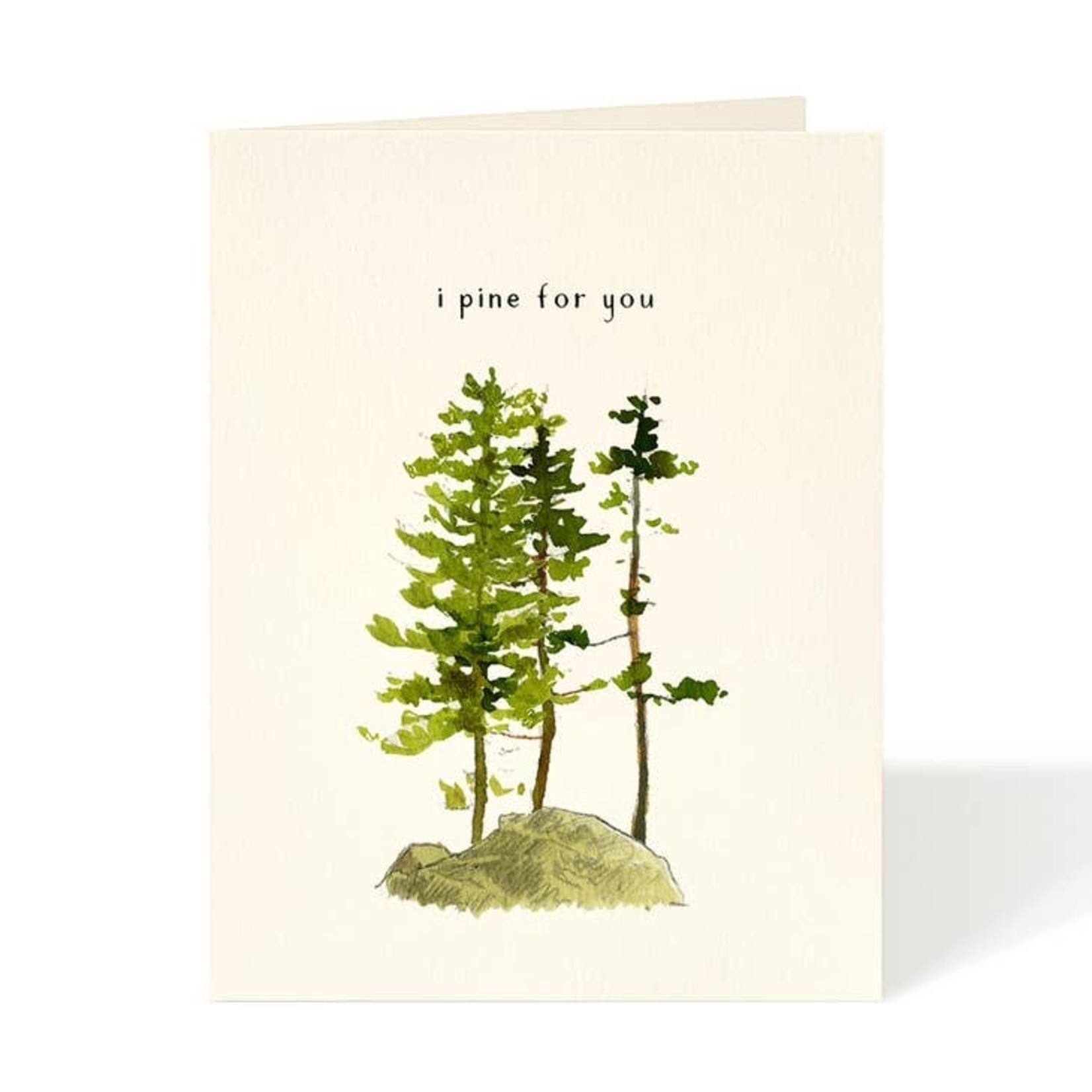 Greeting Cards - Love Glorious Pines I Pine For You Love